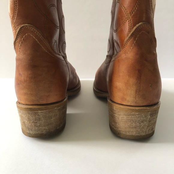Vintage Texas Made In USA Cowboy Embroidered Boots - Picture 4 of 13